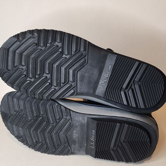 LL Bean Waterproof Duck Boots Wool Lined Insulated Mens 13 Winter Blue Black - Picture 8 of 11